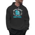 Book Marks Are For Quitters Bookworm Reading Men Hoodie