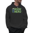Book Nerd Pixel Retro Reading Bibliophile Gamer Men Hoodie