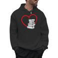 Book Nerd's Book Lover's Valentine's Day Men Hoodie