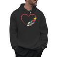 Book Reading Books Heart Men Hoodie