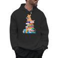 Book Reading Kangaroo Tea Coffee Kawaii Bookworm Men Hoodie