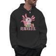 Book Reading Readolotl Amphibian Animal Bookworm Axolotl Men Hoodie