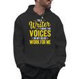 Book Writer Voices In My Head Work For Me Author Writing Men Hoodie Book Writer Voices In My Head Work For Me Author Writing Men Hoodie