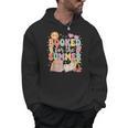Booked For The Summer Cute Book Reading Women Girls Men Hoodie