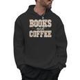 Books & Coffee Floral Men Hoodie