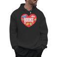 Books Book Reader Bookworm Teacher Valentine's Day Men Hoodie