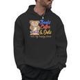 Books Coffee & Owls Are My Happy Place Book Lovers Men Hoodie