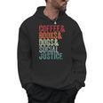 Books Coffee Dogs Social Justice For Men Women Men Hoodie Books Coffee Dogs Social Justice For Men Women Men Hoodie