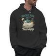 Books Are My Therapy Cozy Book Lover Reading & Coffee Men Hoodie Books Are My Therapy Cozy Book Lover Reading & Coffee Men Hoodie