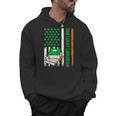Books US American Flag One Lucky Librarian St Patrick's Day For Women Kids Men Men Hoodie