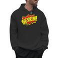 Boy Seven Superhero Comic Book Hero 7th Birthday Boy 7 Years Men Hoodie Boy Seven Superhero Comic Book Hero 7th Birthday Boy 7 Years Men Hoodie