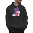 Cat Book Reading Men Hoodie Cat Book Reading Men Hoodie