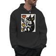 Cat Reading Book Folk Art Cozy Illustration Men Hoodie Cat Reading Book Folk Art Cozy Illustration Men Hoodie