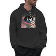 Cats Books & Coffee For Cat Lovers In Relaxed Weekend Men Hoodie Cats Books & Coffee For Cat Lovers In Relaxed Weekend Men Hoodie