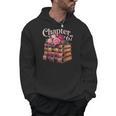 Chapter 67 Floral Book Stack Men Hoodie
