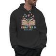 Chapter 9 Years Old 9th Birthday Butterfly Bow Book Lover Men Hoodie