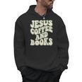 Christian Book Lover Coffee And Jesus Faith Reading Men Hoodie