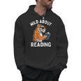 Cool Tiger Reading Book Wild About Reading Kids Books Reader Men Hoodie Cool Tiger Reading Book Wild About Reading Kids Books Reader Men Hoodie