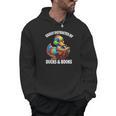 Cool Vintage Easily Distracted By Ducks & Books Lover Men Hoodie Cool Vintage Easily Distracted By Ducks & Books Lover Men Hoodie
