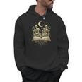 Crescent Mushroom Book Fungi Art Woodland Mystical Night Men Hoodie Crescent Mushroom Book Fungi Art Woodland Mystical Night Men Hoodie