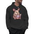 Cute Armadillo With Book I Armadillo Men Hoodie