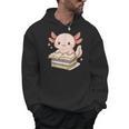 Cute Axolotl Reading Books Shirt Kawaii Axolotl Lover Men Hoodie Cute Axolotl Reading Books Shirt Kawaii Axolotl Lover Men Hoodie
