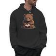 Cute Bear Is Reading a Book Reading Bear Men Hoodie Cute Bear Is Reading a Book Reading Bear Men Hoodie