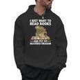 Cute Bearded Dragon For Men Women Zoology Reptile Book Lover Men Hoodie