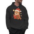 Cute Christmas Book Otter Reading Snowy Holiday Story Men Hoodie Cute Christmas Book Otter Reading Snowy Holiday Story Men Hoodie