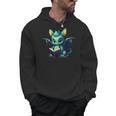 Cute Dragon With Book Men Hoodie