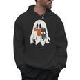 Cute Ghost Cat Reading Book Spooky Season Halloween Costume Men Hoodie Cute Ghost Cat Reading Book Spooky Season Halloween Costume Men Hoodie
