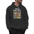 Cute Library Art For Men Women Book Reader School Librarian Men Hoodie