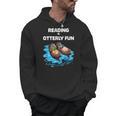 Cute Otter Reading Book Two Otter Reading Is Otterly Fun Men Hoodie Cute Otter Reading Book Two Otter Reading Is Otterly Fun Men Hoodie