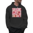 Cute Pink Book Pattern Book Lover Men Hoodie Cute Pink Book Pattern Book Lover Men Hoodie
