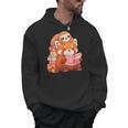 Cute Red Panda Reading Book Sloth Kawaii Animal Men Hoodie