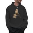 Dark Academia Vintage Owl On Books With Candle Library Men Hoodie Dark Academia Vintage Owl On Books With Candle Library Men Hoodie