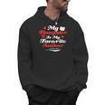 My Daughter Is My Favorite Author Book Novel Writer Men Hoodie