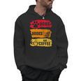 Dogs Books And Coffee Dog Book Reader Lover Men Hoodie