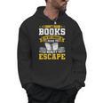 I Don't Read Books To Get Smart Book Lovers Reading Men Hoodie