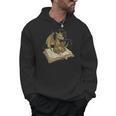 Dragon Bookworm Reading Fantasy Book Graphic Art Men Hoodie