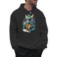 Dragon Reading Book Fantasy Reader Graphic Men Hoodie