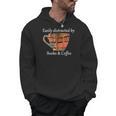 Easily Distracted By Books & Coffee Men Hoodie