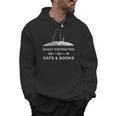 Easily Distracted By Cats And Books Reading Cats Main Coon Men Hoodie Easily Distracted By Cats And Books Reading Cats Main Coon Men Hoodie