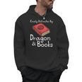 Easily Distracted By Dragon & Book Nerds Dragon Lover Girls Men Hoodie