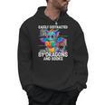 Easily Distracted By Dragons And Books Men Hoodie