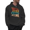 Eat Sleep Read Repeat Reading Books Reader Bookworm Men Hoodie