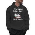 English Teacher Outfit Book Graphic English Grammar Lessons For Men Women Men Hoodie