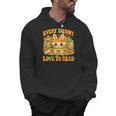 Every Bunny Loving Read Easter Eggs Bunny Book Bookworm Men Hoodie