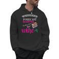 Weekend Forecast Reading With a Chance Of Wine Book Humor Men Hoodie