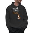 Fox Books Coffee Foxes Women Fox Graphic Cute Fox Lovers Men Hoodie Fox Books Coffee Foxes Women Fox Graphic Cute Fox Lovers Men Hoodie
